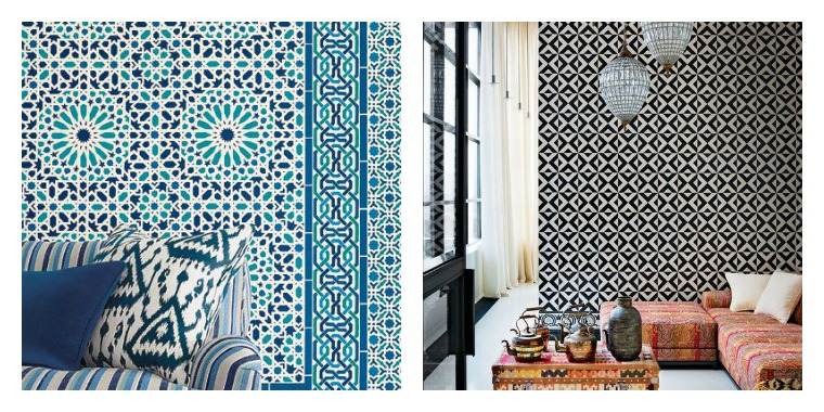 zellige marockansk design idé vägg golv design marockansk orientalisk stil