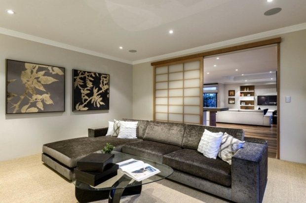 contemporary living room zen minimalist design