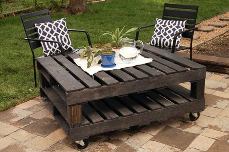 garden furniture in pallet tables idea furniture