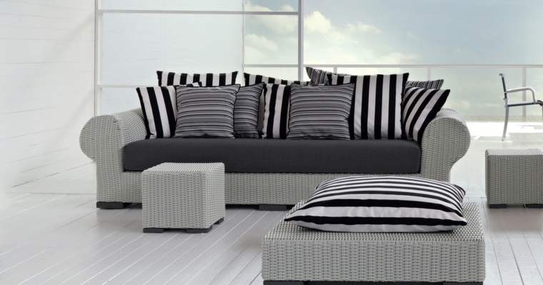 gray resin sofa idea garden design