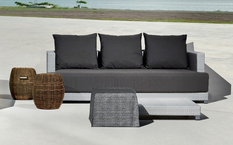 terrace and garden furniture rattan rattan sofas