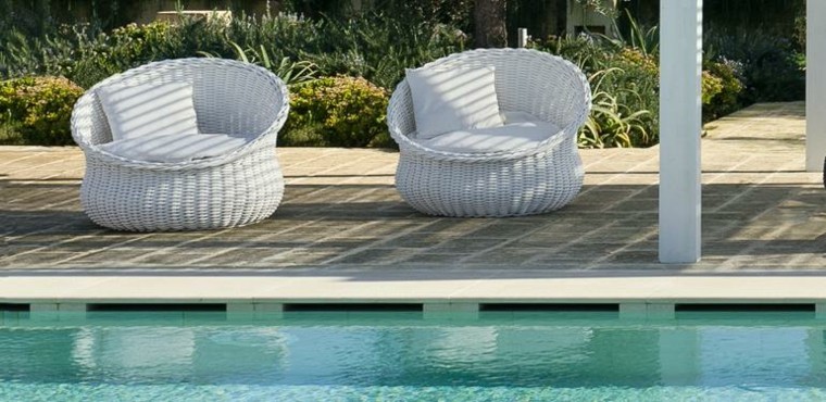 armchair for outdoor modern terrace and garden