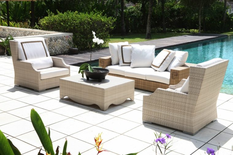 modern outdoor terrace decoration