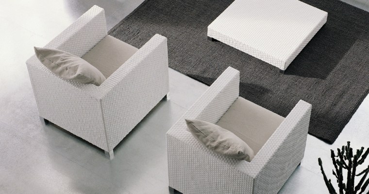 garden design furniture in white