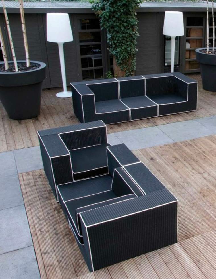 sofas design decoration terrace resin