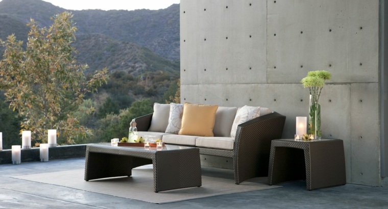 modern decoration braided garden furniture