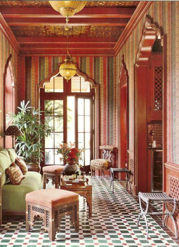 living room deco moroccan style