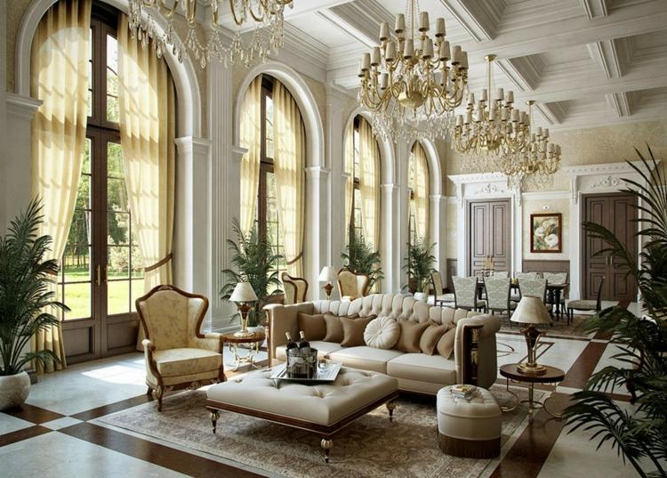 deco living room modern victorian style