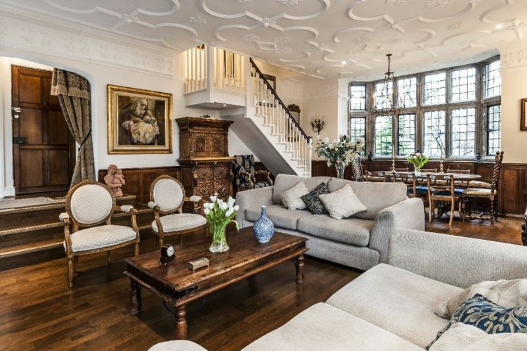 Victorian style living room