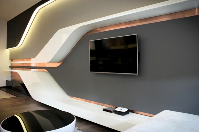 futuristisk design lounge