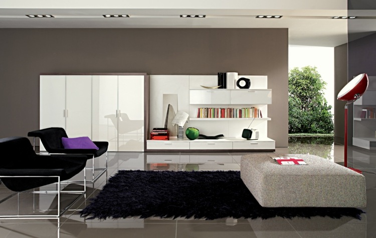 modern living room furniture lacquer