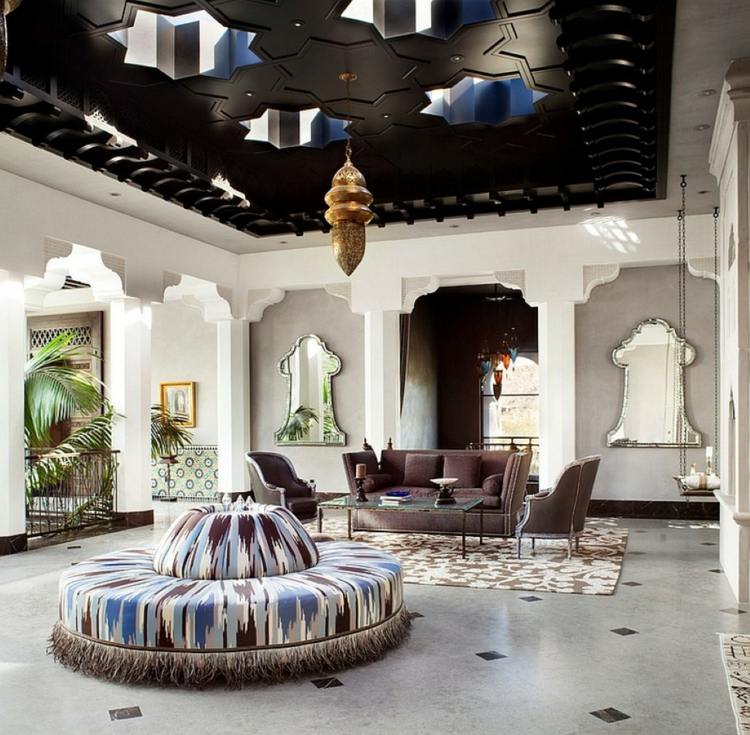 modern design Moroccan living room