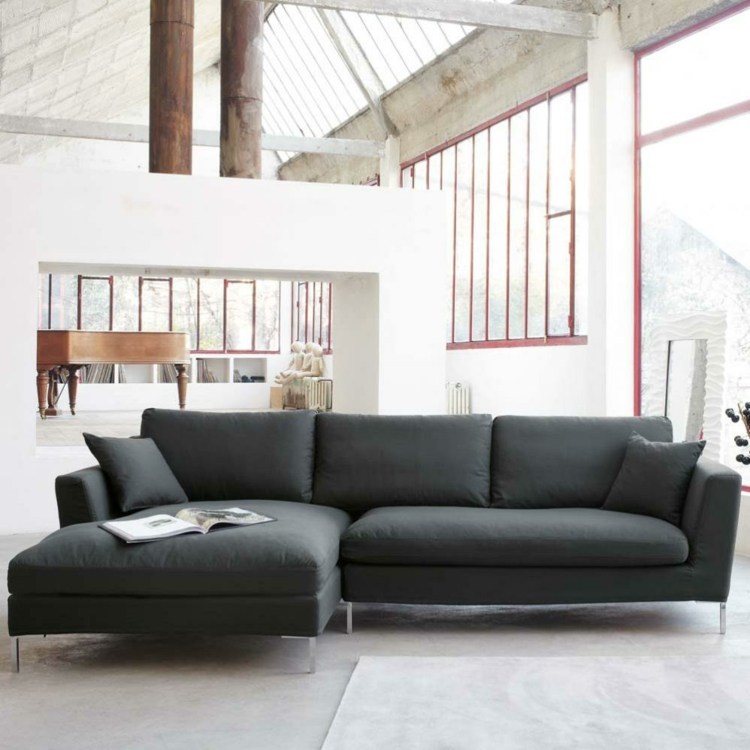 modern industrial style living room