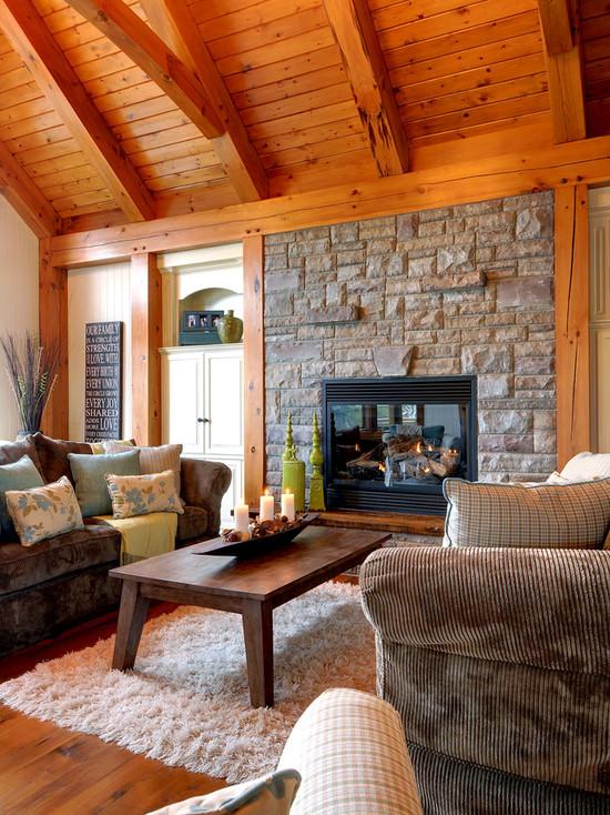 rustic style living room