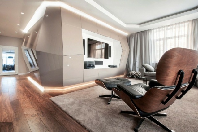 ultra modern living room deco