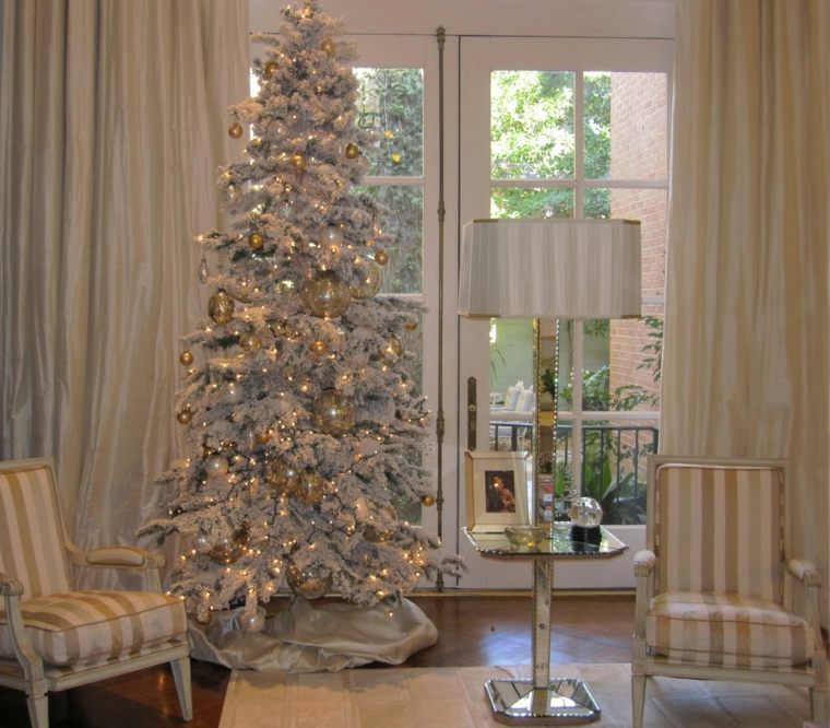 artificial fir with snow effect christmas snowy interior