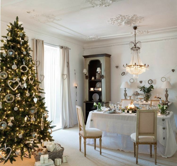 elegant juletre deco