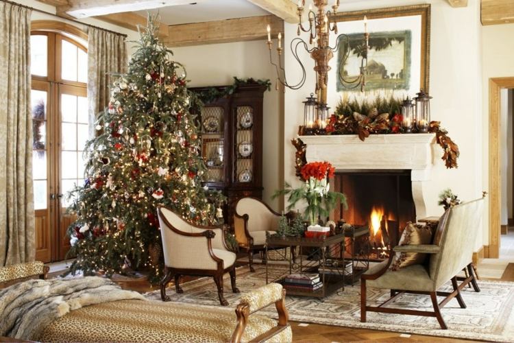 Christmas tree deco living room