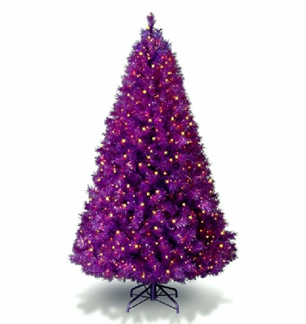 Purple Christmas tree