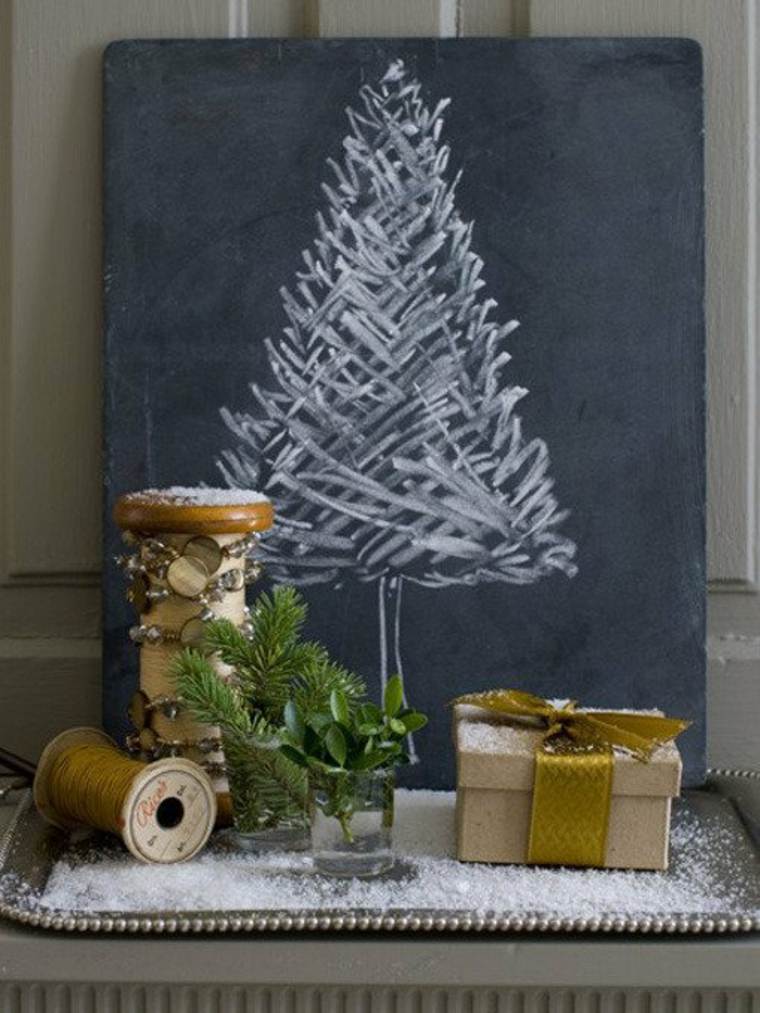 christmas tree original blackboard idea