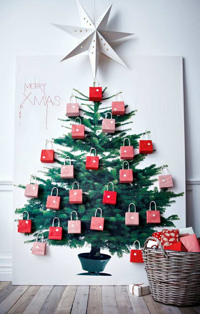 christmas tree deco idea wall christmas star brico deco gifts idea basket