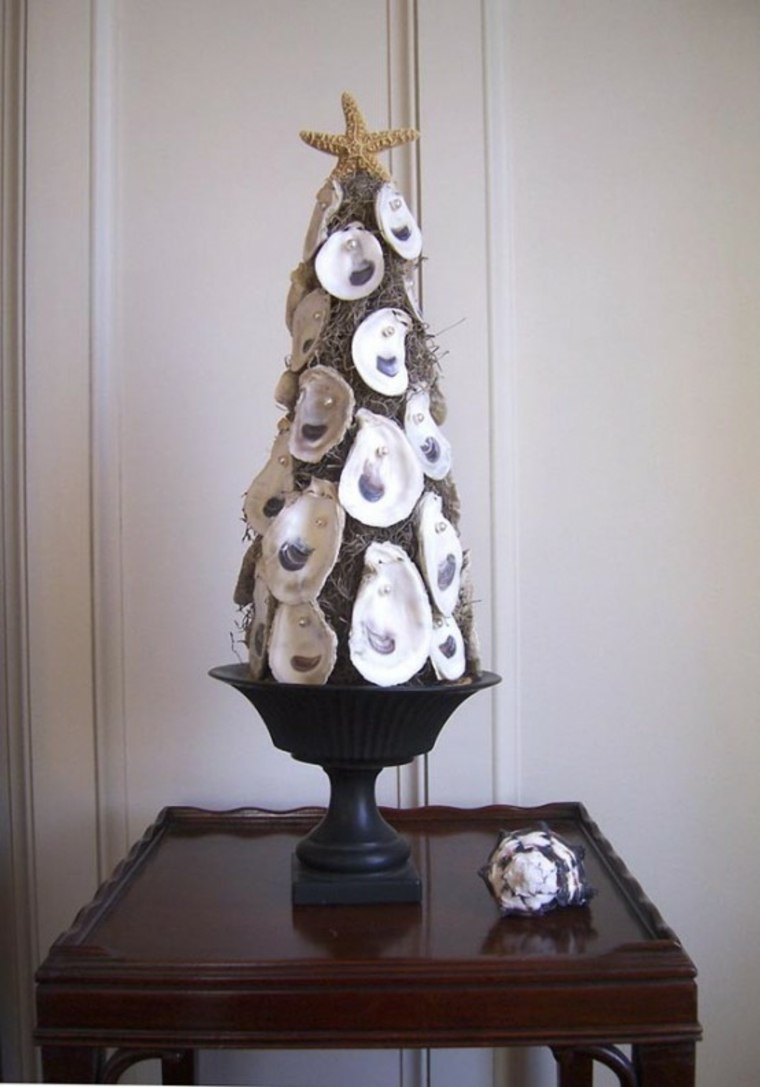 christmas tree original shells starfish idea design