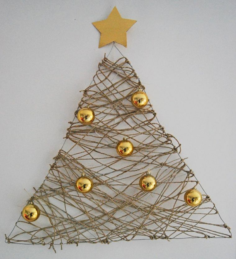 christmas tree idea star deco wall christmas original