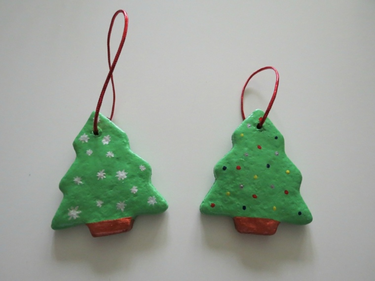 deco christmas idea fir tree suspension idea original decoration christmas child