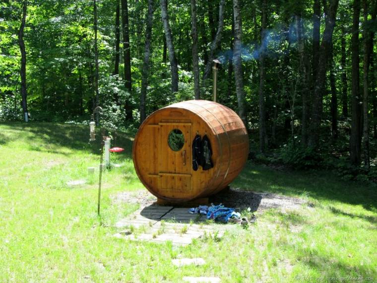 original design garden sauna