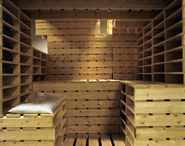 pallet sauna