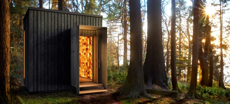 udendørs sauna idee deco