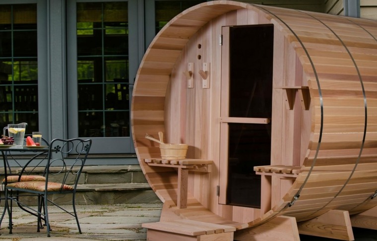 udendørs sauna idé oprindelige design