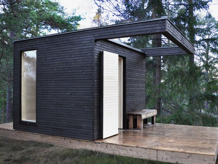 outdoor sauna design garden