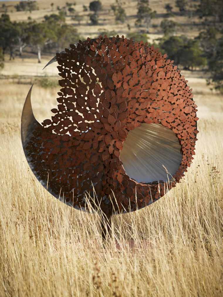 sculpture deco exterior steel corten