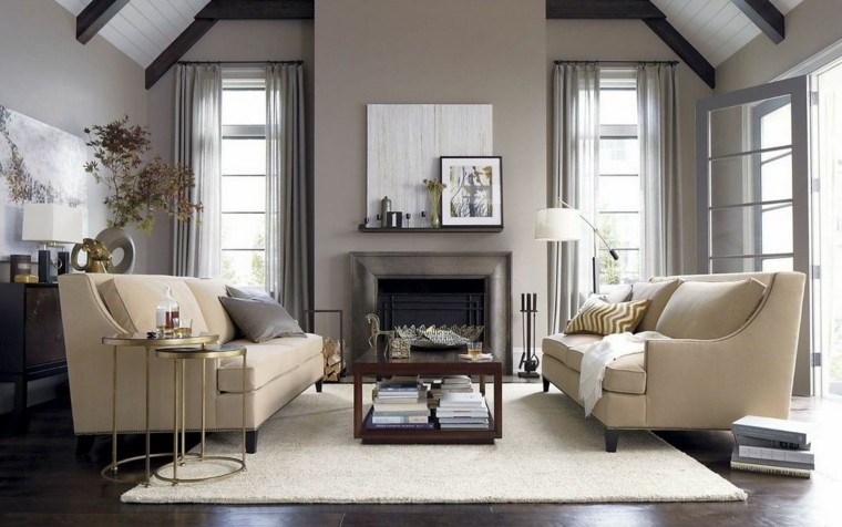 stay decoration design living room gray and taupe