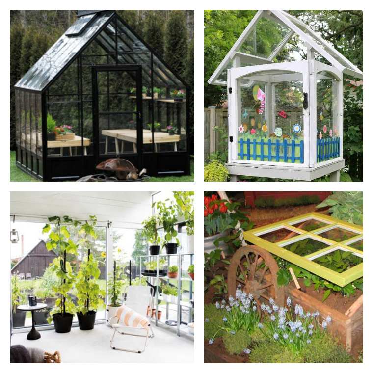 frame and greenhouses garden winter wood metal