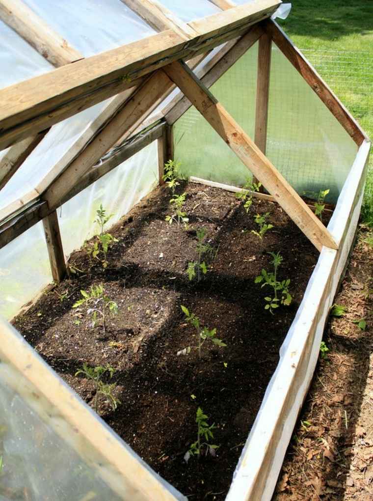 greenhouse garden diy wood glass practical functional idea