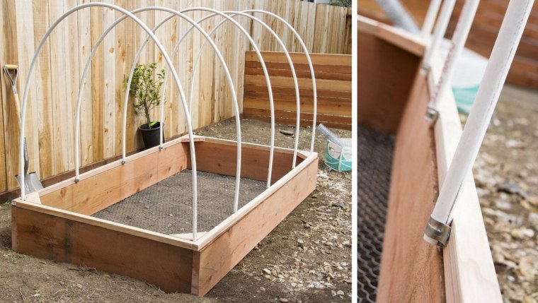 greenhouse garden medium size idea wood plastic