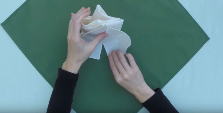 towel-cloth folding fire-video-tutorial