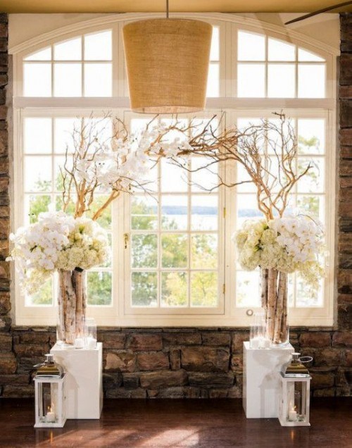 shabby chic wedding arch