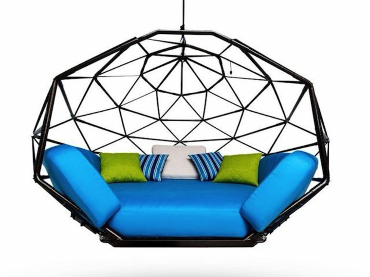 hanging chair modern design cushions living room furniture idea kodama area