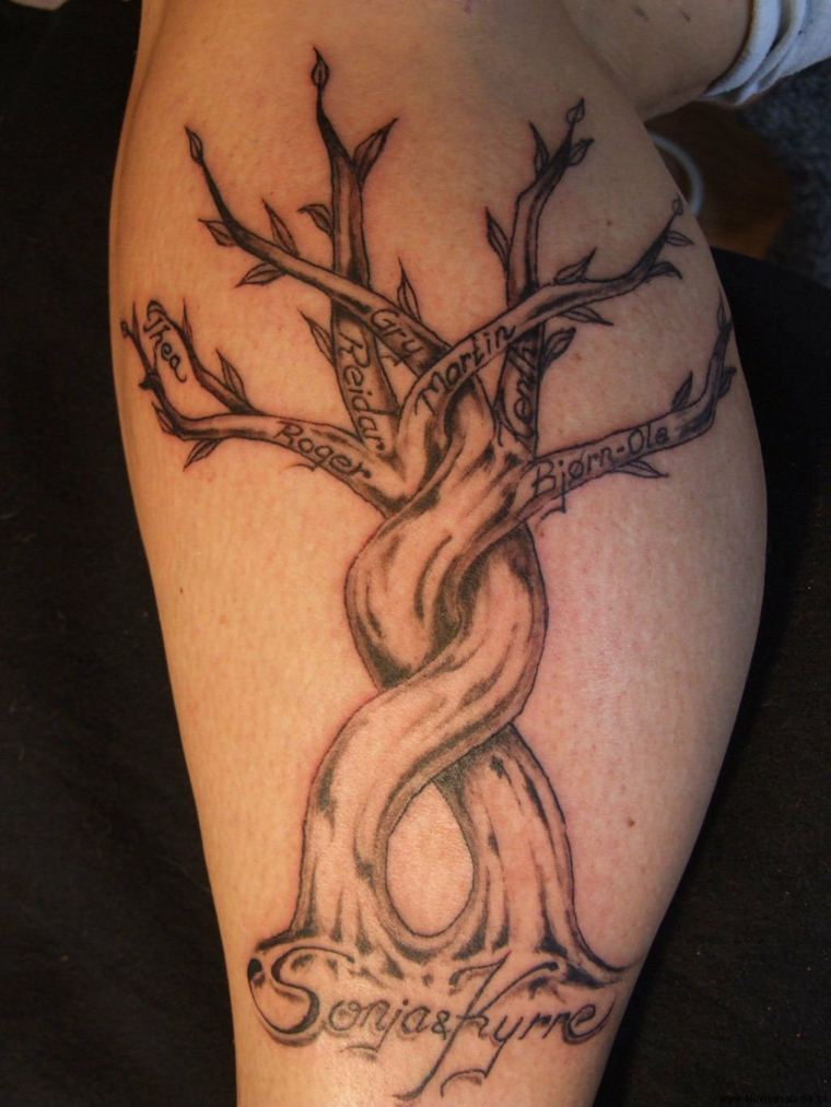 meaning tattoo tree-genealogical