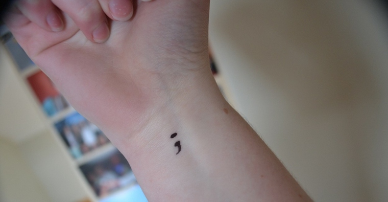 meaning tattoo semicolon