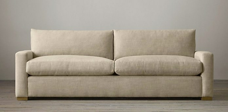 minimalistisk lounge hvid sofa