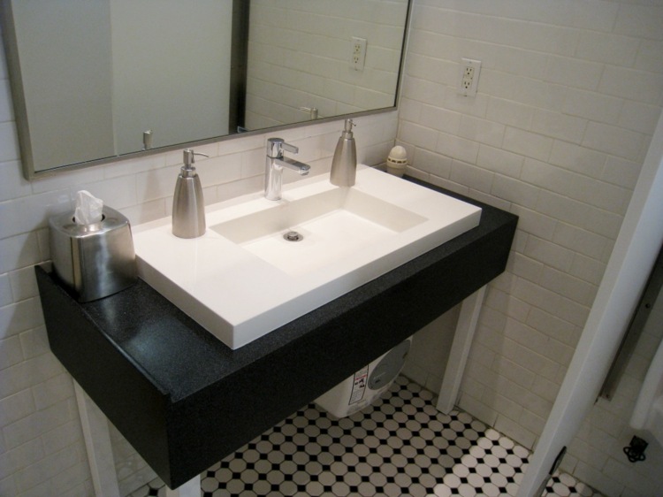 solid surface idee deco bathroom