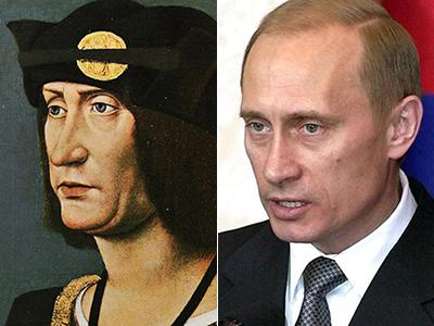 look-alikes of the stars Louis XII Putin