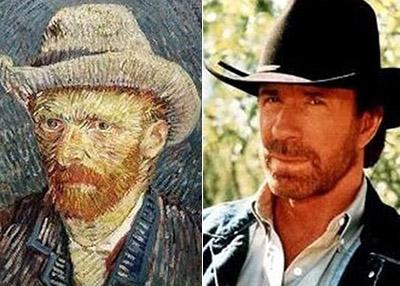 Van Gogh Norris star look-alikes