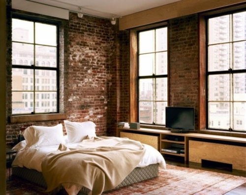 industrial style modern bedroom
