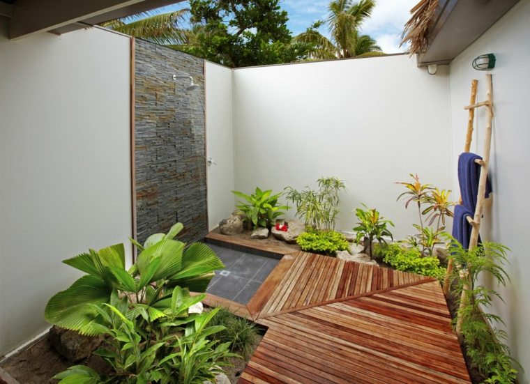 beautiful bathroom in the open