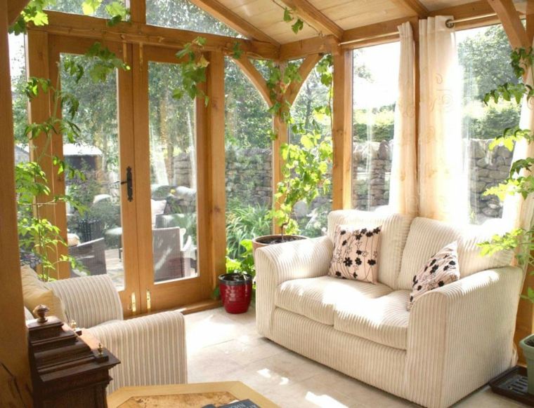 beautiful veranda rustic style